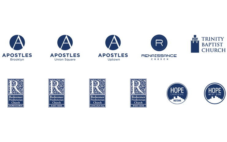 Partner church logos