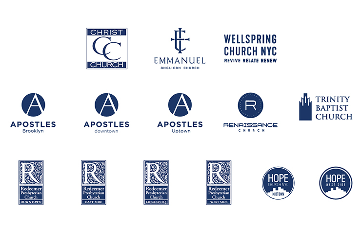 Partner church logos