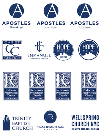 Partner church logos