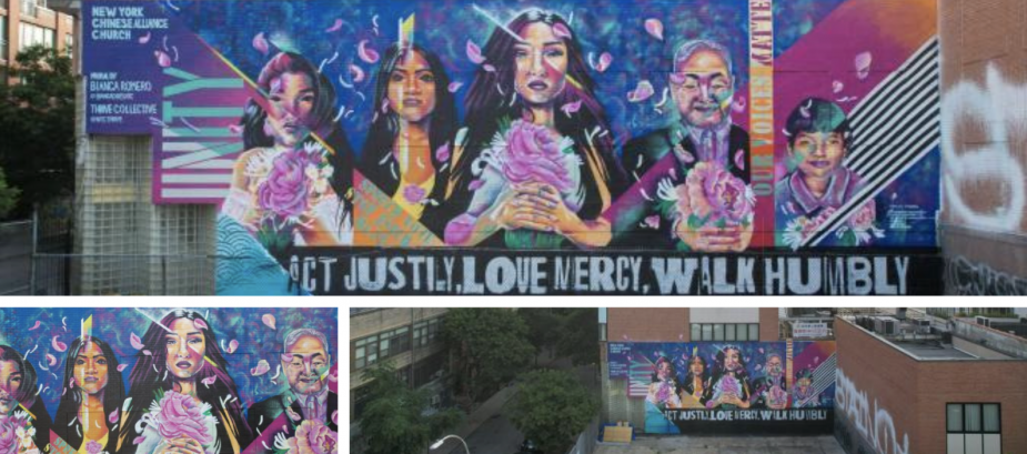 Thrive Collective AAPI mural