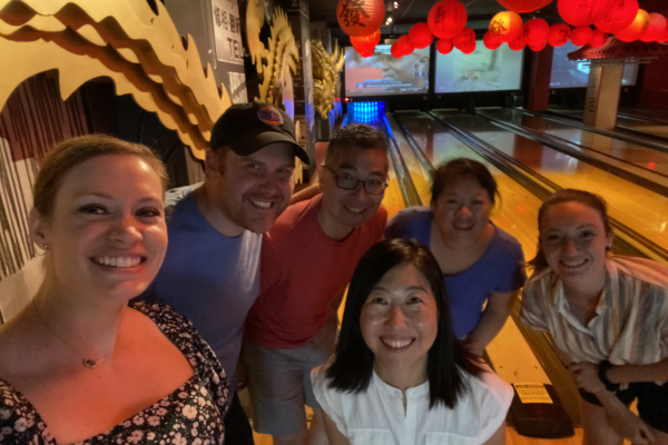 2022 Staff Retreat bowling