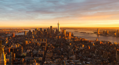 Downtown NYC skyline