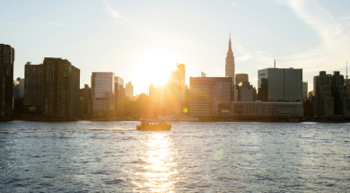 Boat on East River